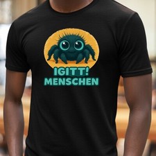 Funshirt Spinne mit Ekelblick