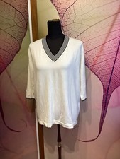 Giorgio Damen Pulli Pullover 48 Weiß Neu