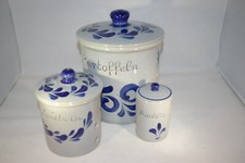 Set klein grau blau, Kartoffel