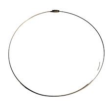 47,5 cm Edelstahl Halsreif mit