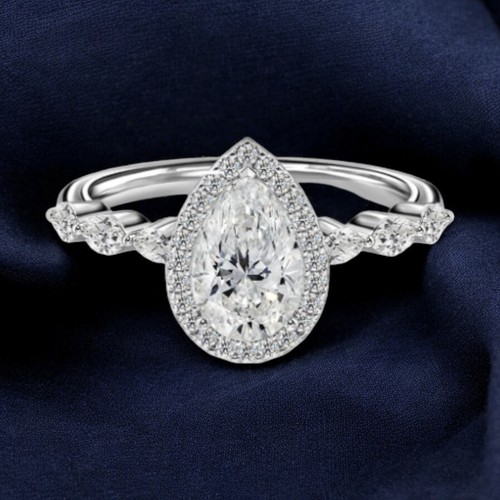 Diamant verlobungsring 14k - verlobungsring,