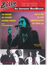 ZILLO MusikMagazin Nr. 3 März 1990 - The Mission, UK Subs, Wedding Present