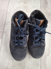 NP70€ Geox JXundayJ843NA Halbschuhe Schuhe Kinder Junge leder Gr 30 Stiefel