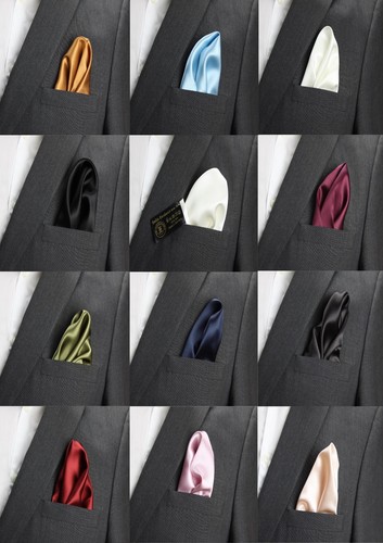 100 seide einstecktuch - einstecktuch, satin