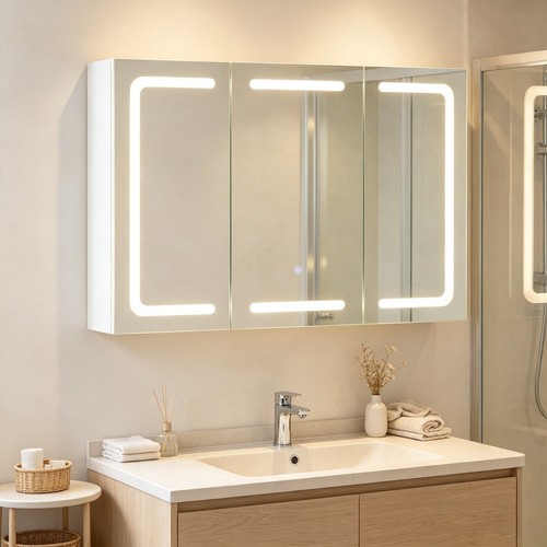 60x80cm led spiegelschrank - led,