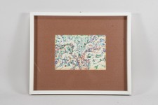 Q28R08- Ross Abrams (1920-2007) Aquarell Tusche signiert & datiert 1976