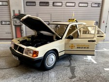 Mercedes Benz 190 E W 201 W201 Taxi Umbau Würfelfunk Berlin alles zu öffnen 1:18