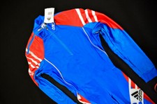 Adidas Overall Ski Vintage Russland Anzug Winter Suit Tight Onesie XC Russia 42 