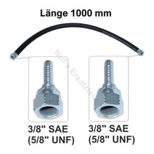 Gasschlauch 1000 mm für Gabelstapler Gasanlage - 3/8 Zoll SAE