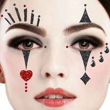Gesichts tattoo pantomime - gesichts,