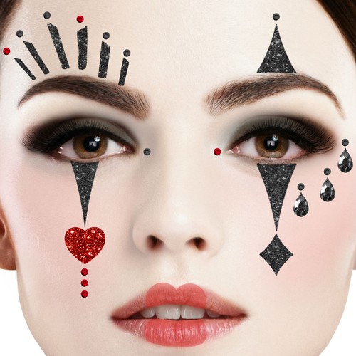 Gesichts tattoo pantomime - gesichts,