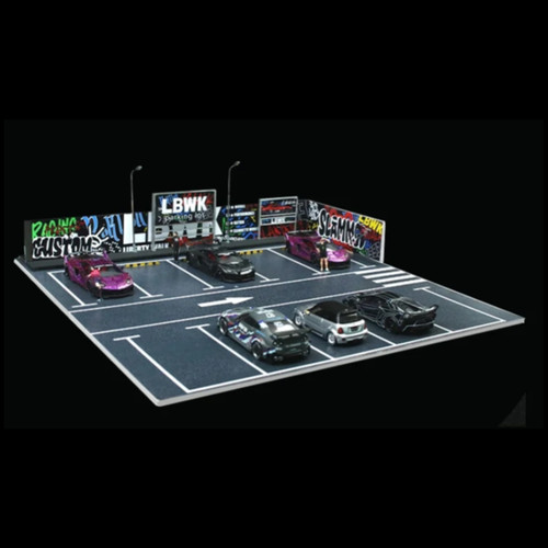 Diorama auto garage - diorama, auto-garage