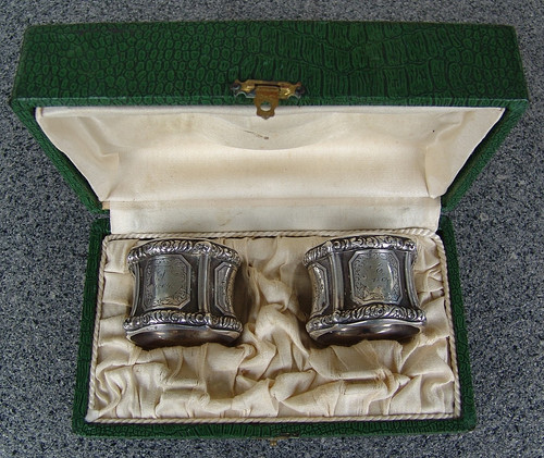 Antikes silber servietten - antikes,