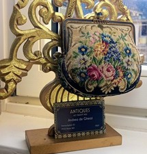 antike petit Point Abendtasche