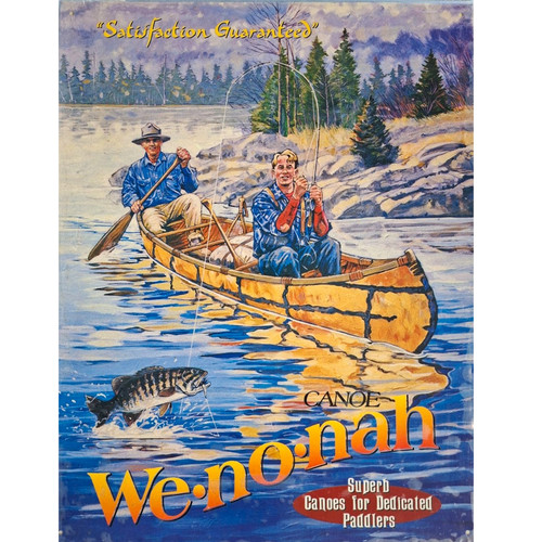 Blechschild wenonah kanu - blechschild,