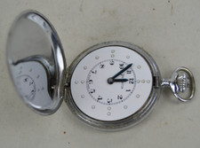 ANTIKE BLINDEN TASCHENUHR FÜR BLINDE MENSCHEN - HELVETIA SWISS - FUNKTIONSFÄHIG