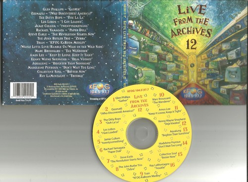 Kfog live glen phillips - cd,