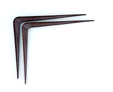 Regalsystem Metallkonsole 250 x 300 mm braun bis 60kg