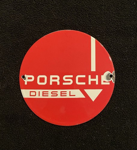 Porsche orig emailleschild - -, orig.