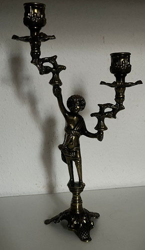Goldener kerzenständer - goldener,