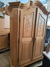 Massiver Wäsche Garderoben Schrank Eiche hell (Stecksystem) Nr 2020