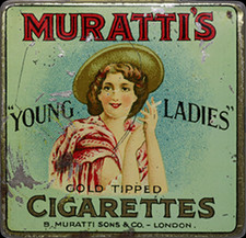 2 Muratti Zigaretten Dosen