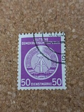 Briefmarke ddr 50 pf - 1,
