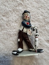 Vintage Porzellan Clown Figur