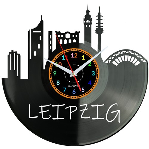 Leipzig wanduhr uhr geschenk - wanduhr,