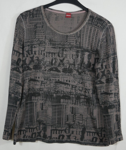 Olsen shirt braun - braun, schwarz