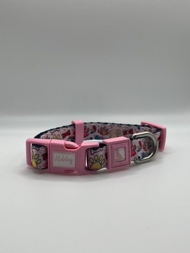 Hundehalsband mit pfotenmuster - hundehalsband,