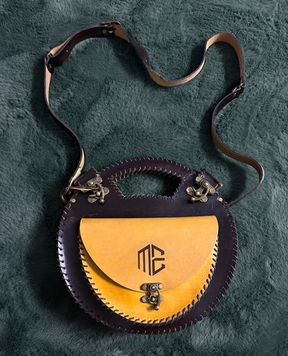 Meg damen leder - leder, umhängetasche