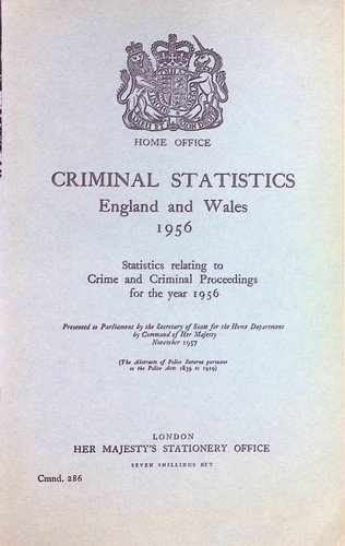 Criminal statistics england - criminal,