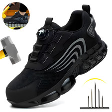 Herren Sicherheitsschuhe Leichte Arbeitsschuhe Stahlkappe S3 Sport Sneaker Neu