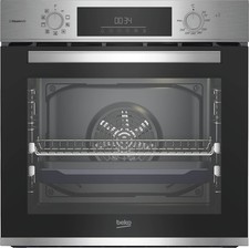 Beko Einbau Backofen BBIS12301XE Edelstahl 72 L Garraum +Reinigungsfunk. B Ware