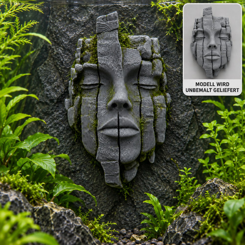 Naturgeist gesicht rückwand - naturgeist,