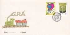Irland fdc 1986 liebesmarken - -,