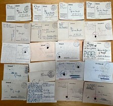 Nachlass Günter Kaufel Marine 33x Feldpostbrief 1942 mit Feldpostnummer FPN