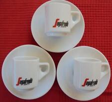 3 Espressotassen,  Untertassen,  Segafredo Zanetti