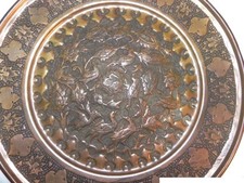 Schöner Kupfer Wandteller