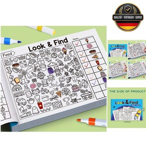 Malbuch kinder suchbilder - malbuch,