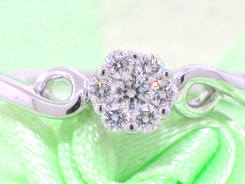 Brillant ring 585 weißgold - 585,