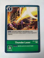 Thunder Laser BT7-101 Digimon Card Game