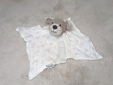 HUND HANNO Schmusetuch STERNTALER  Kuscheltuch weiß braun Schnullertuch 