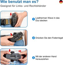 iGuerburn Drehbare Schutzhülle für Leatherman Wave & Wave+, Wave Plus M