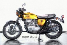 Fine Art Giclée Druck "Honda