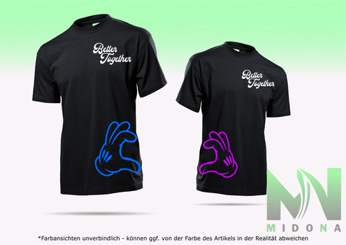 Fun shirt pärchen better - shirt,