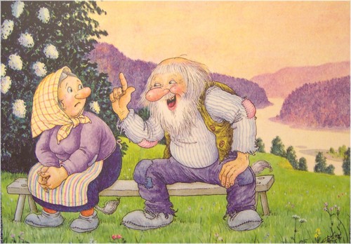 Künstler postkarte - künstler-,