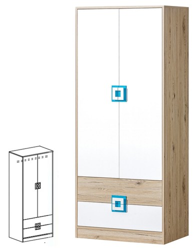 Kleiderschrank nico schrank - kleiderschrank,
