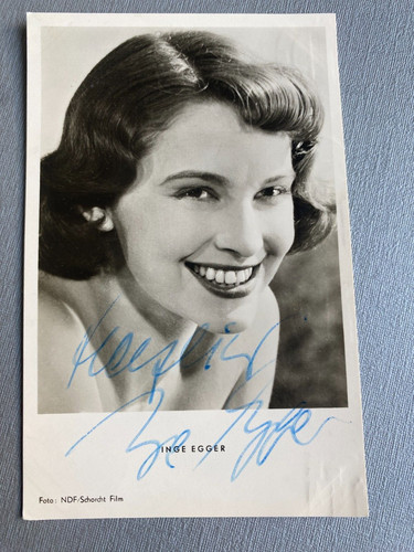 Inge egger signed - egger,
